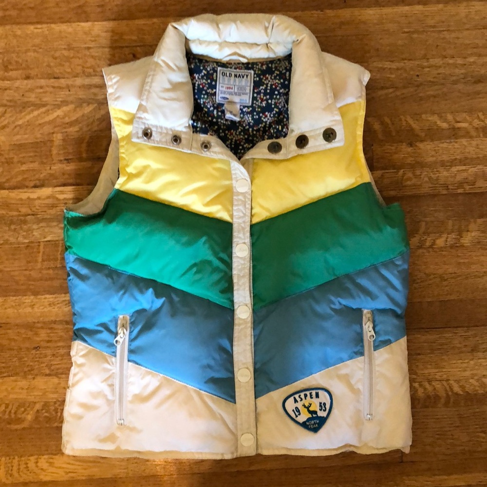 Old Navy Retro Down Puffer Vest